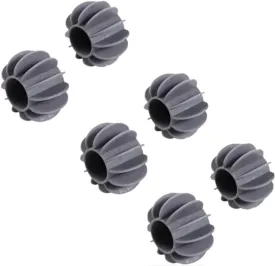 6Pcs Gray Laundry Ball Silicone Clothes Hair Cleaning Tool Pet Hair Remover Laundry Lint and Pet Hair Remover Balls for Reusable Cat Washing Hair Ball Catcher Laundry Machine Lint Removers