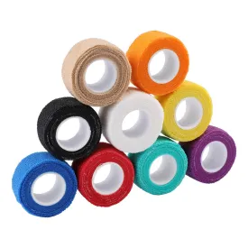 9 Rolls Cohesive Bandage, Non-Woven Self Adherent Wrap Medical Tape Elastic Bandages Tape Pet Vet Wrap Bandage Tape for Wrist Ankle Sprains Swelling