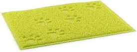 Ancol Dog Feeding Mat Non-Slip Paw Design - Green - 40x30cm
