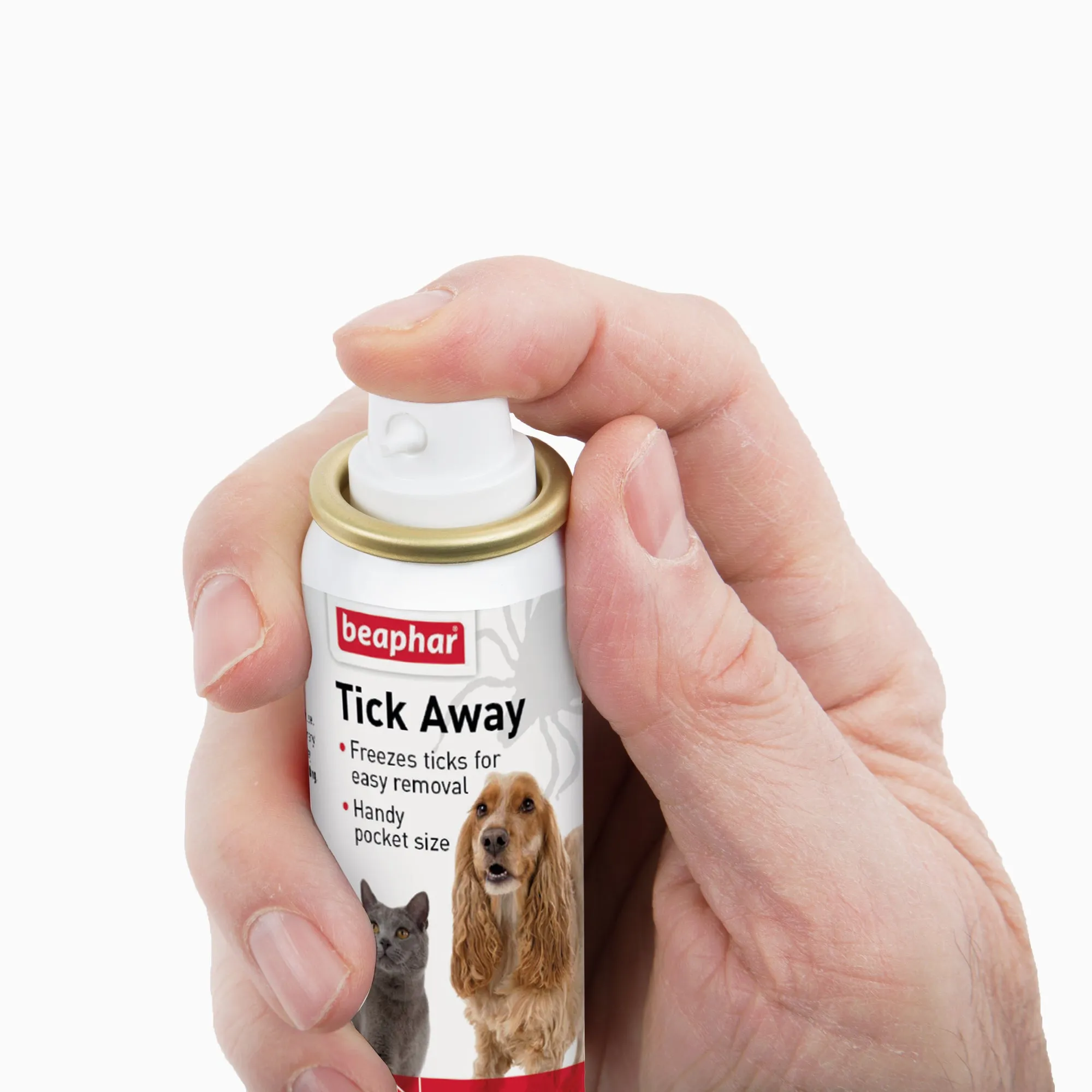 Beaphar Tick Away | Tick Control | Freezing Insect Removal Spray