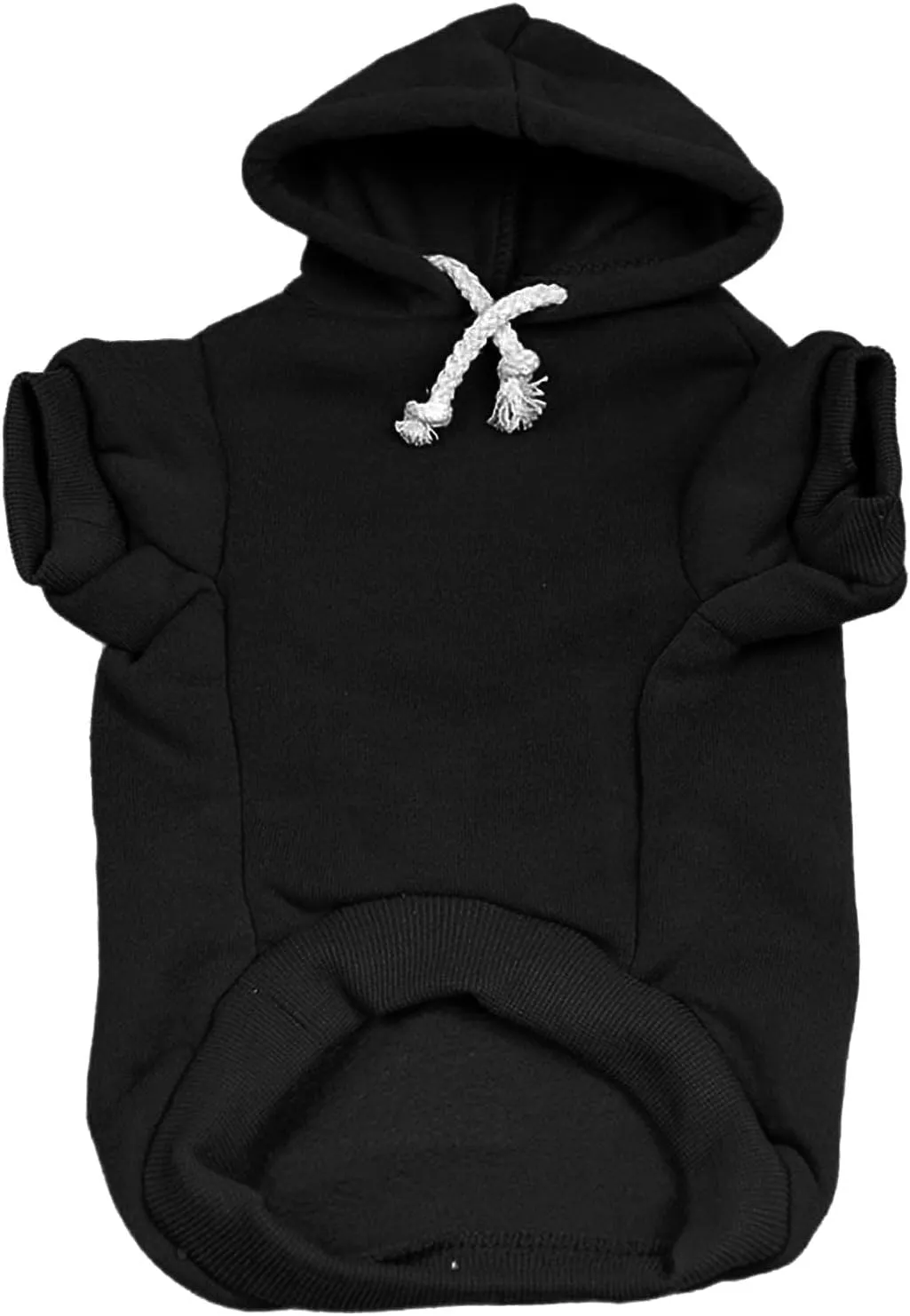 Buying Or Selling? Call My Mom She's A Realtor Dog Hoodie Fleece Lined Pullover Sweatshirt with Leash Hole (Black, Large 72)