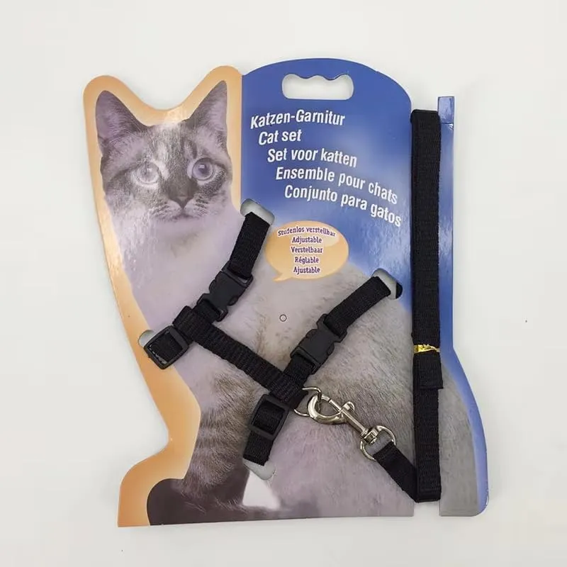 Cat Harness and Leash Adventure Cat Harness & Leash Set  Safe, Comfortable, and Stylish for Indoor & Outdoor Fun