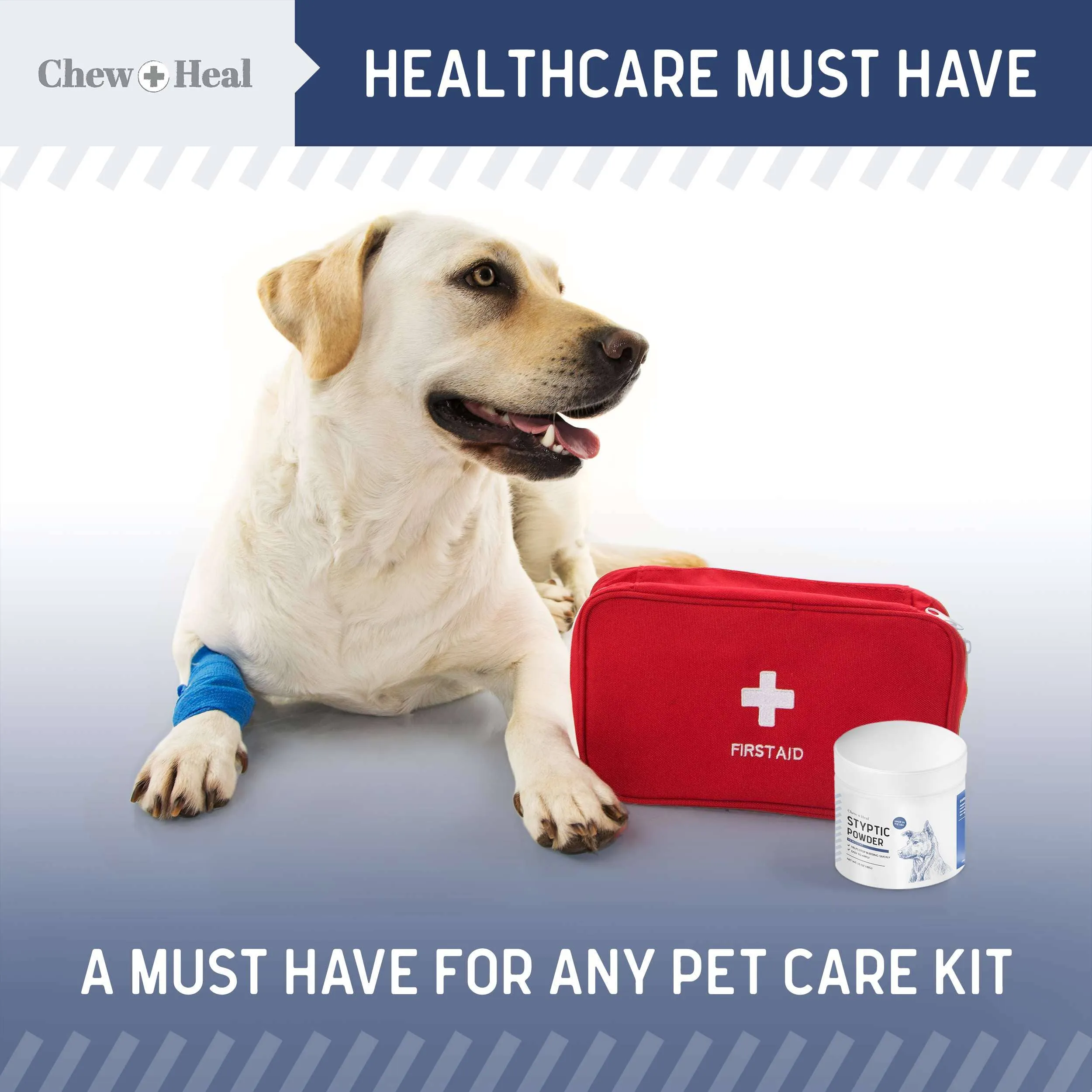 Chew   Heal Styptic Powder for Dogs, Cats and Birds