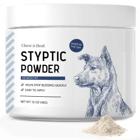 Chew   Heal Styptic Powder for Dogs, Cats and Birds
