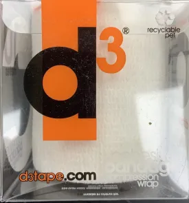 D3 Cohesive Bandage Compression Wrap (White)