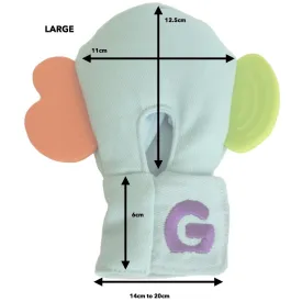 DOUBLE Gummee Mouthing Glove for additional needs Size LARGE 5% discount