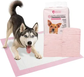 FPN Pink Puppy Pee Pads for Dogs 24X36 Inches, Pack of 25 | Extra Absorbent | Heavy Duty Dog Pads | Pet Toilet Training Pads, Lavender Scented