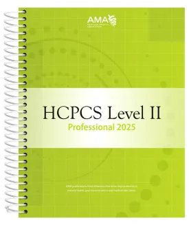 HCPCS 2025 Level II Professional Edition (HCPCS Level II (American Medical Assn))
