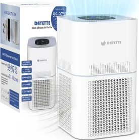 HEPA Air Purifiers for Home Large Room Up to 2200ft, Air Purifiers for Bedroom with Air Quality Sensor, H13 True HEPA Filter Remove 99.97% of Dust, Allergies, Odor, Pets Dander, Smoke, Pollen