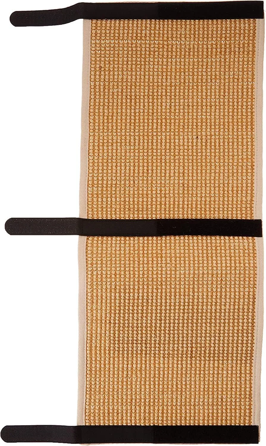 IKEA 303.777.94 LURVIG Cat Scratching Mat, Natural, Quickly Transforms a Common Table Leg Into a Scratch Mat Where Your Cat Can Stretch and Sharpen Their Claws, Dimensions 24 3/4"L x 9 7/8"W