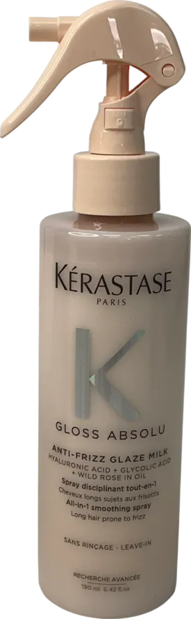 Kerastase Gloss Absolu Spray Disciplinant Anti-frizz Glaze Milk All-in-one Smoothing Spray 190ml