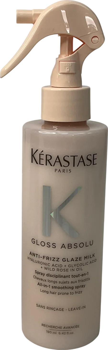 Kerastase Gloss Absolu Spray Disciplinant Anti-frizz Glaze Milk All-in-one Smoothing Spray 190ml