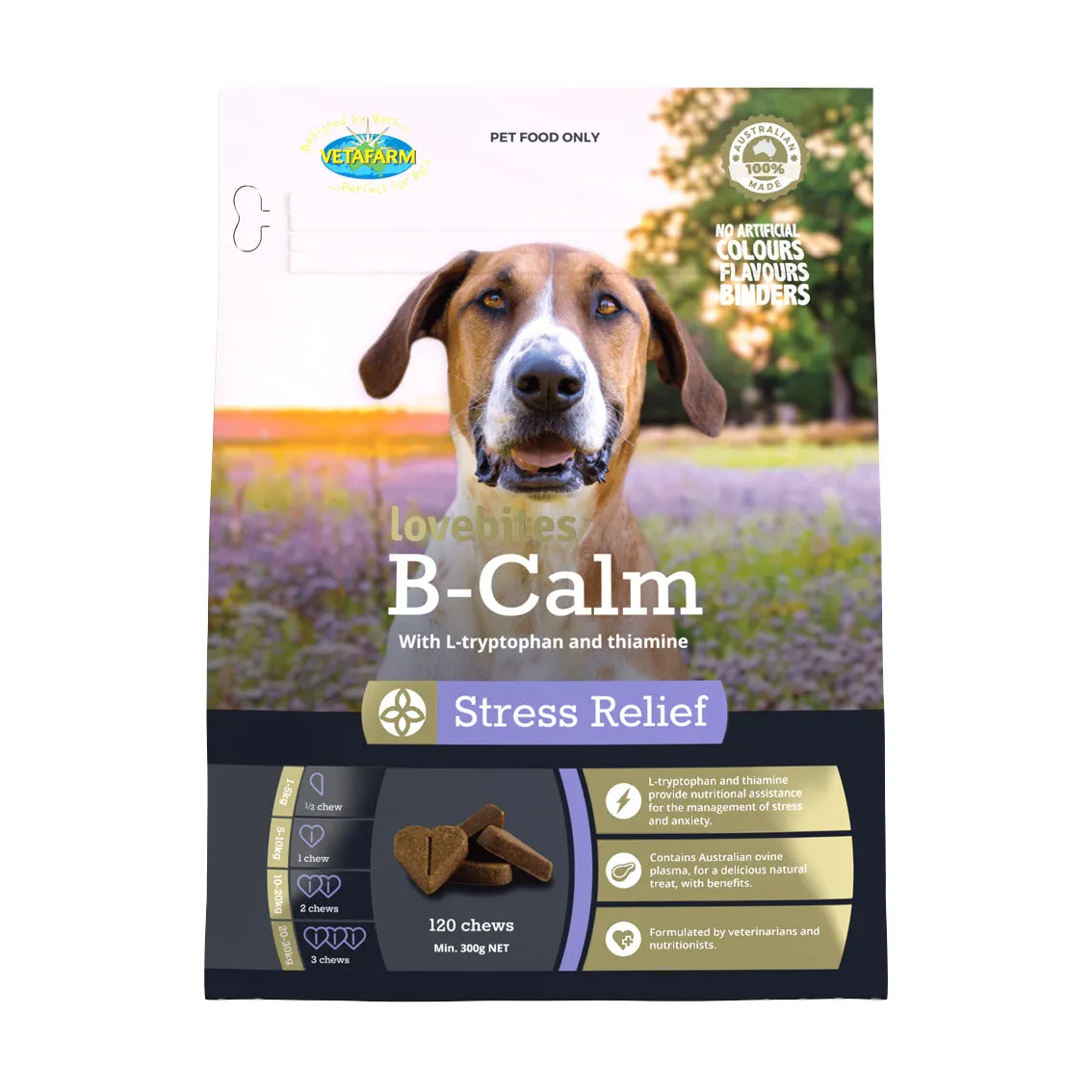 Lovebites B-Calm Stress Relief Chews for Dogs
