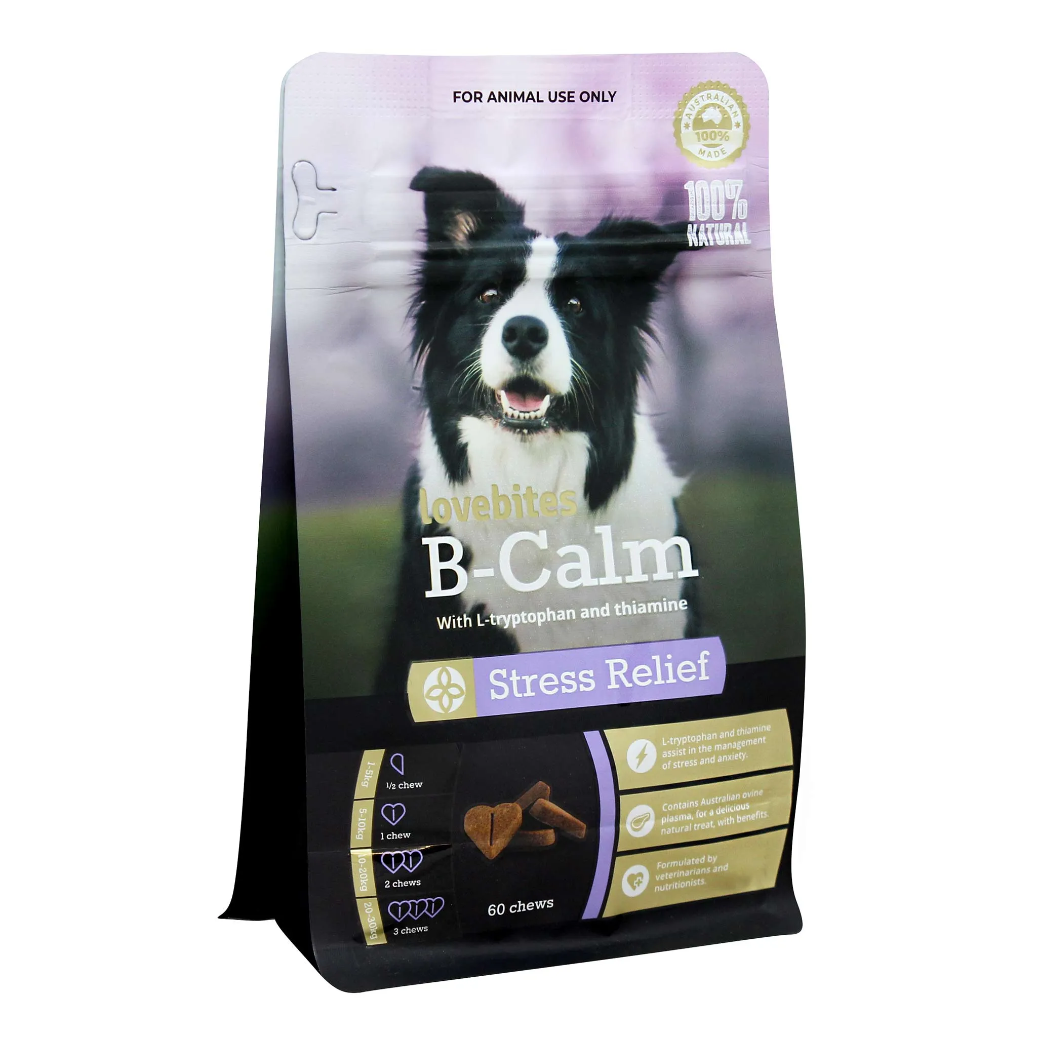 Lovebites B-Calm Stress Relief Chews for Dogs