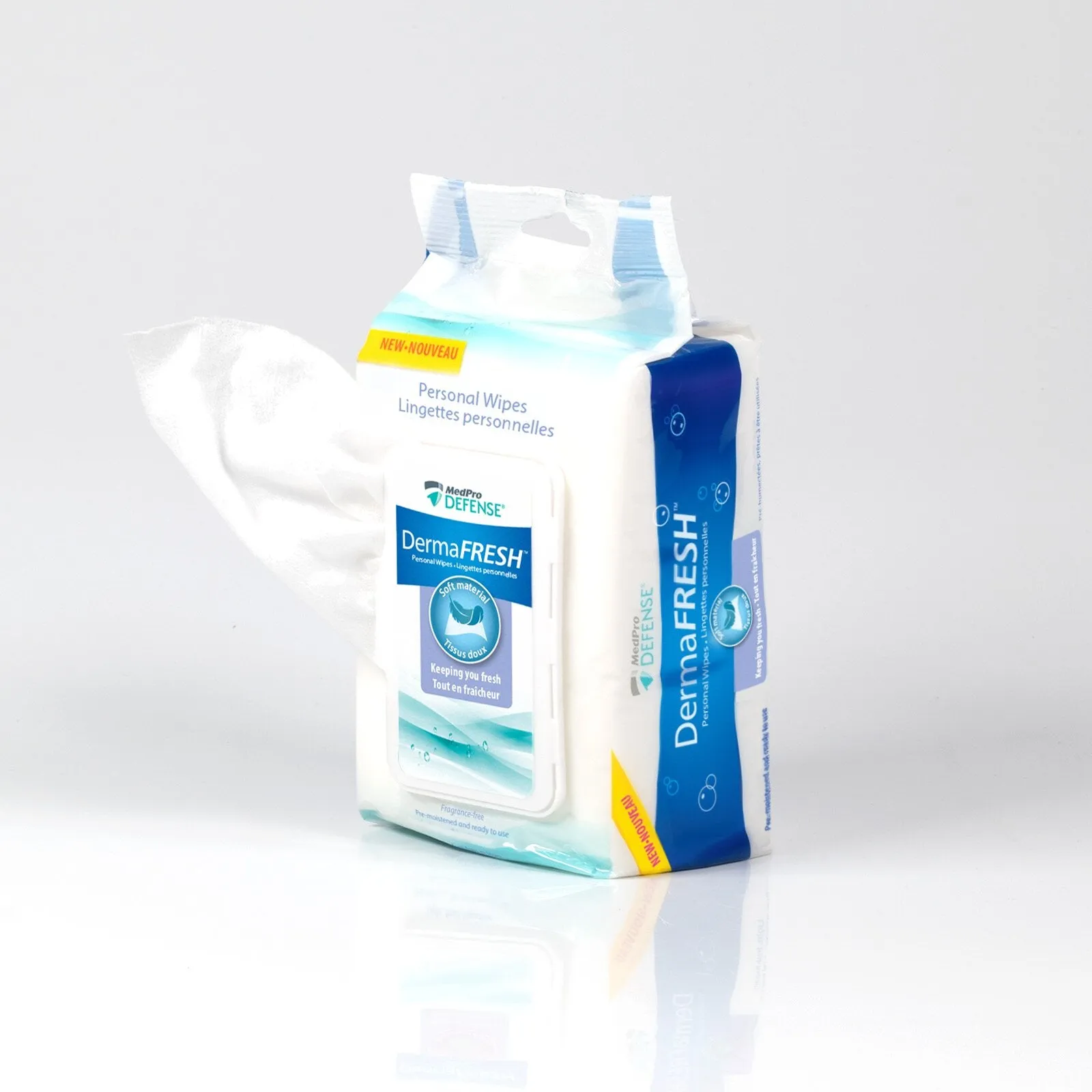 MedPro Defense DermaFRESH Fragrance-free Personal Wipes