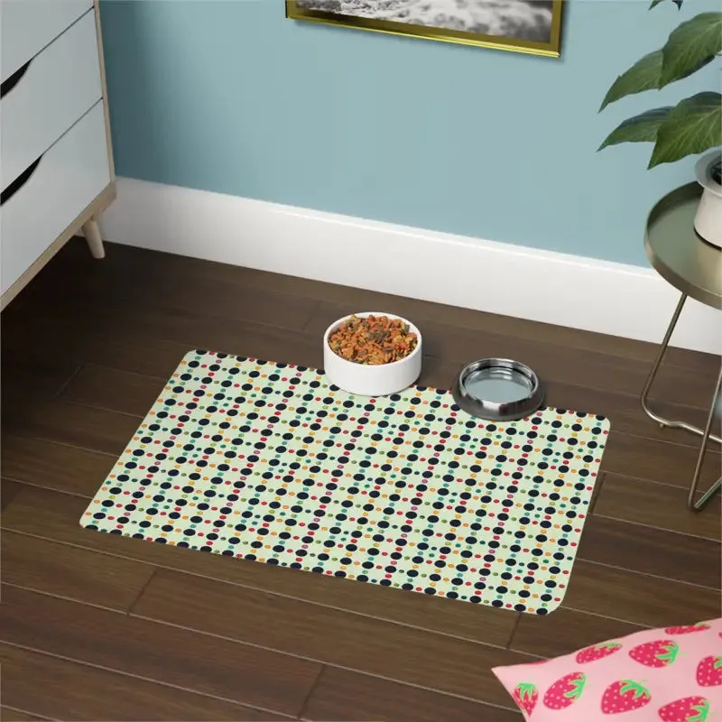 Mess Free Non Slip Pet Food Mat for Furry Eaters