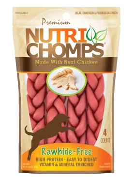 NUTRI CHOMPS FLAVOR BRAIDS 4CT