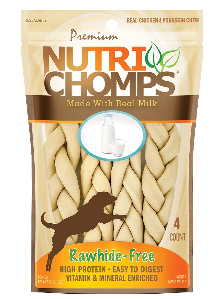 NUTRI CHOMPS FLAVOR BRAIDS 4CT