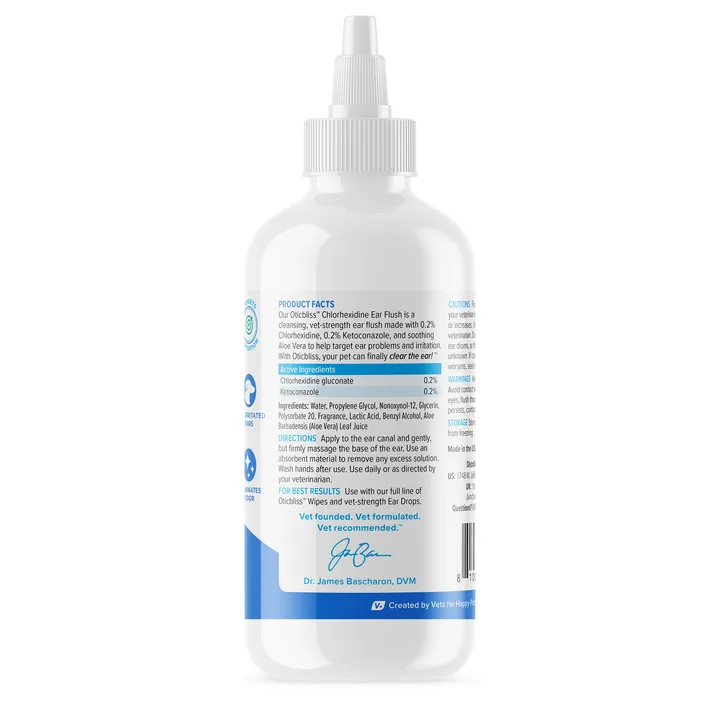 Oticbliss™ Anti-Bacterial & Anti-Fungal Chlorhexidine Ear Flush