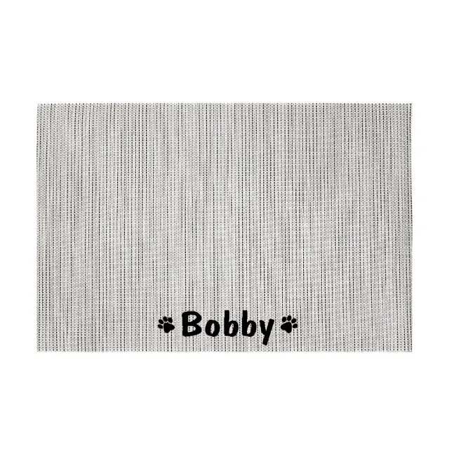 Personalized Dog Feeding Placemat