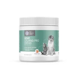 Pet Health Pros Dog Anxiety Relief Chews; Hemp-Infused, Natural Ingredients, Stress Relief; 60 and 120 Count, Zesty Chicken