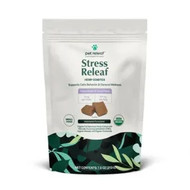 Pet Releaf Stress Releaf PB Carob Organic - Small Chewables