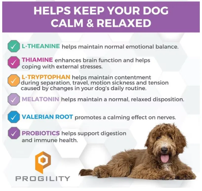 Progility Calming Aid With Melatonin Soft Chews 90-ct