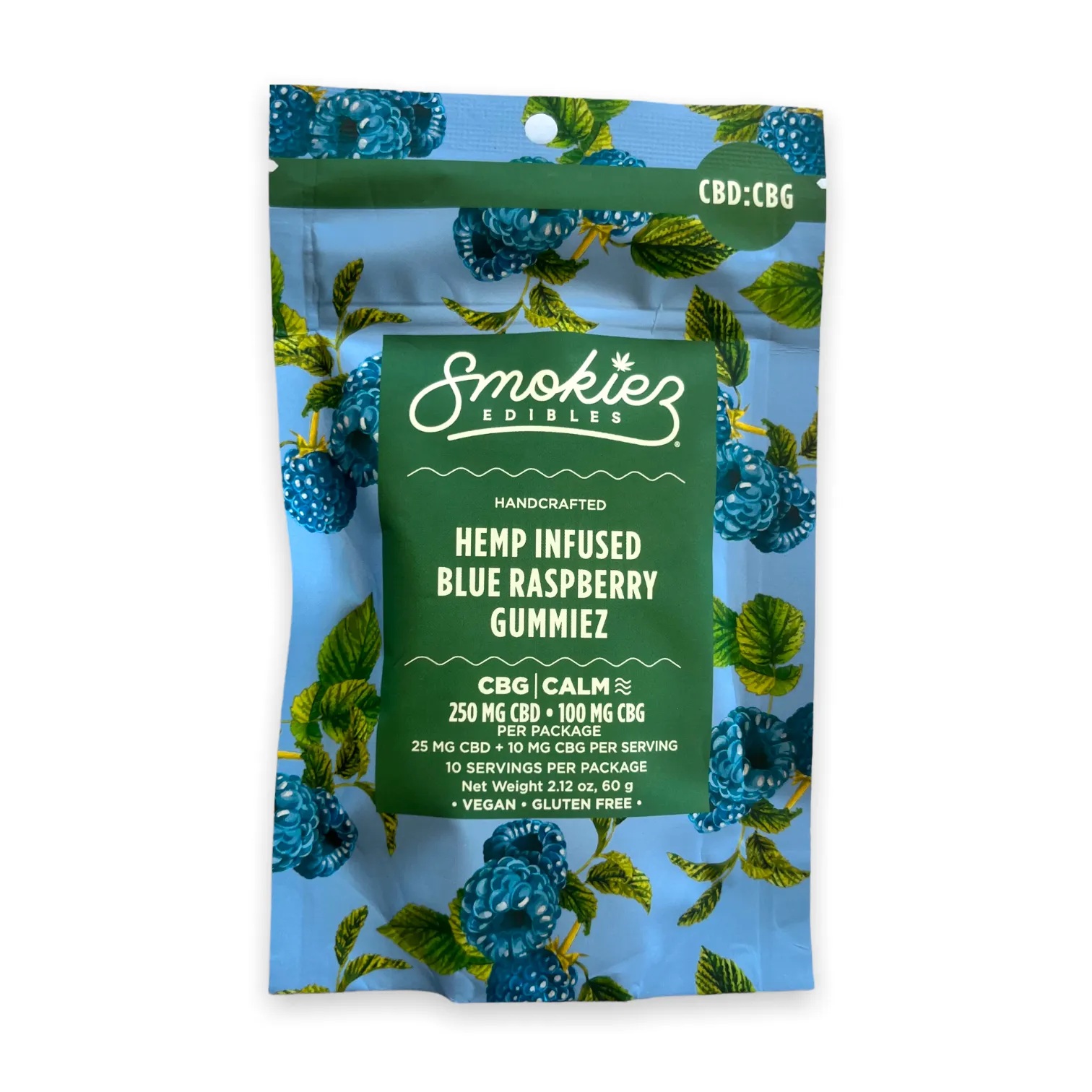 Smokiez 10ct 35mg CBD:CBG "Calm" Gummies