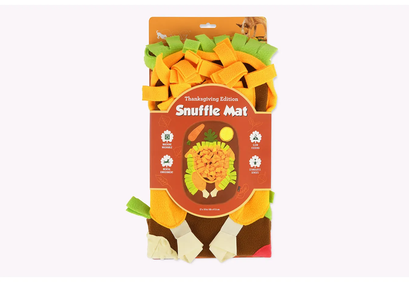 Snuffle Mat for Dogs & Cats, Thanksgiving Turkey