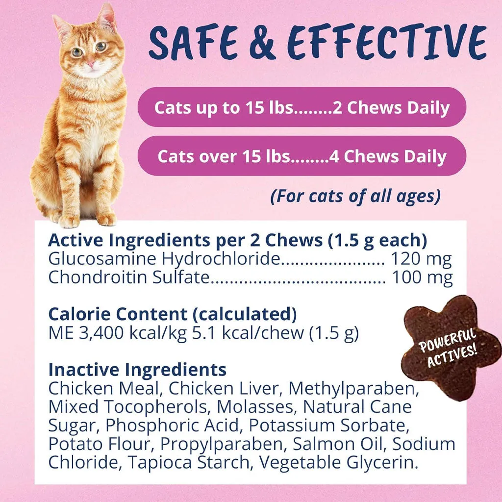 Under the Weather Mobility Soft Chews for Cats, 60 count