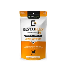 VetriScience - GlycoFlex 3 Bite Sized Chews Dog Joint Supplement 120 Chews