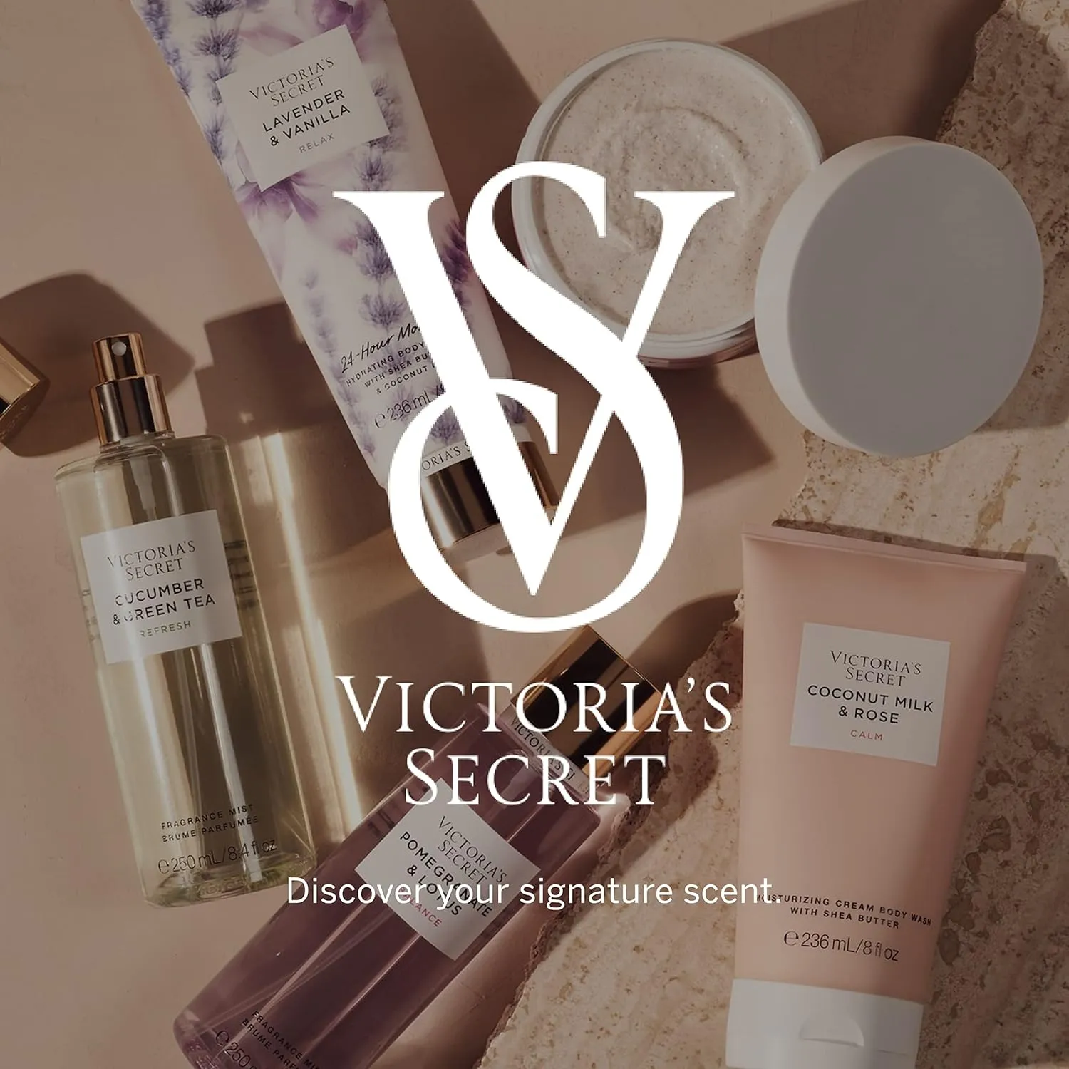 Victoria's Secret Lavender and Vanilla Body Mist for Women, 250 ml / 8.4 oz