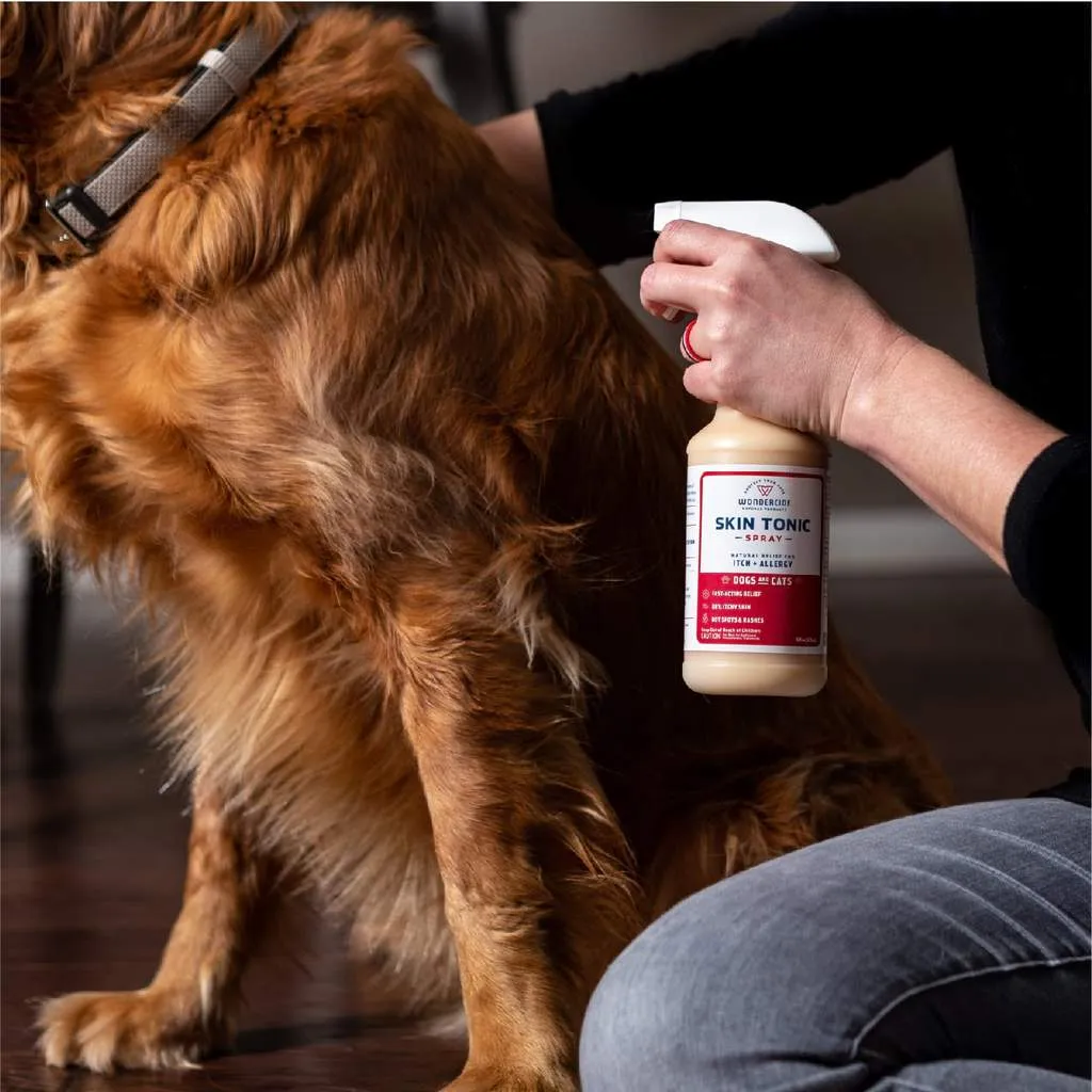 Wondercide Skin Tonic Itch Spray for Dogs   Cats (8-oz)
