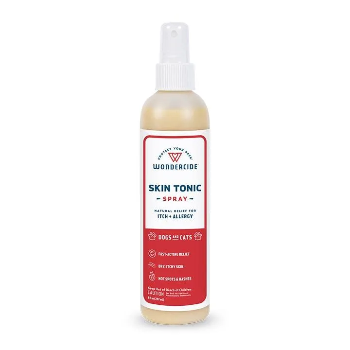 Wondercide Skin Tonic Itch Spray for Dogs   Cats (8-oz)